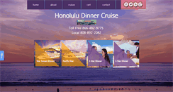 Desktop Screenshot of honolulu-dinner-cruise.com